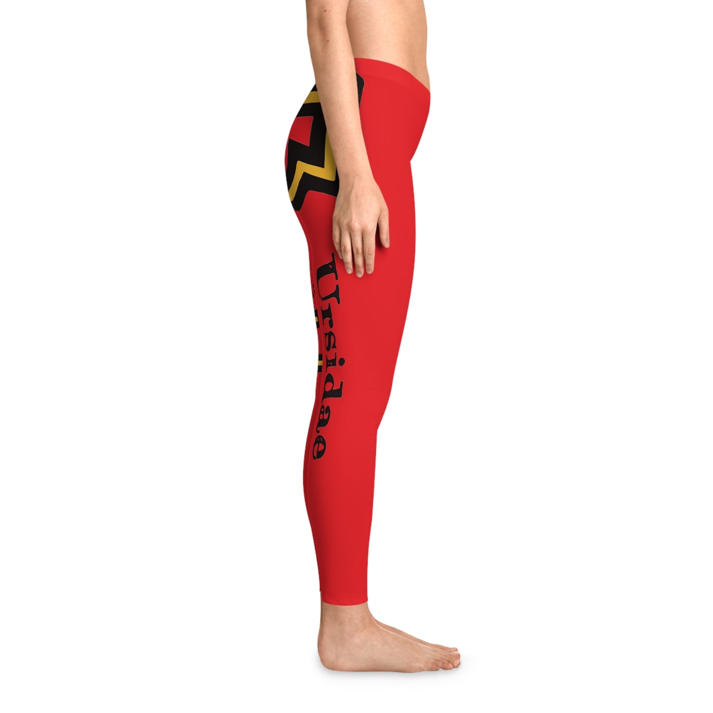 Red Stretchy Leggings