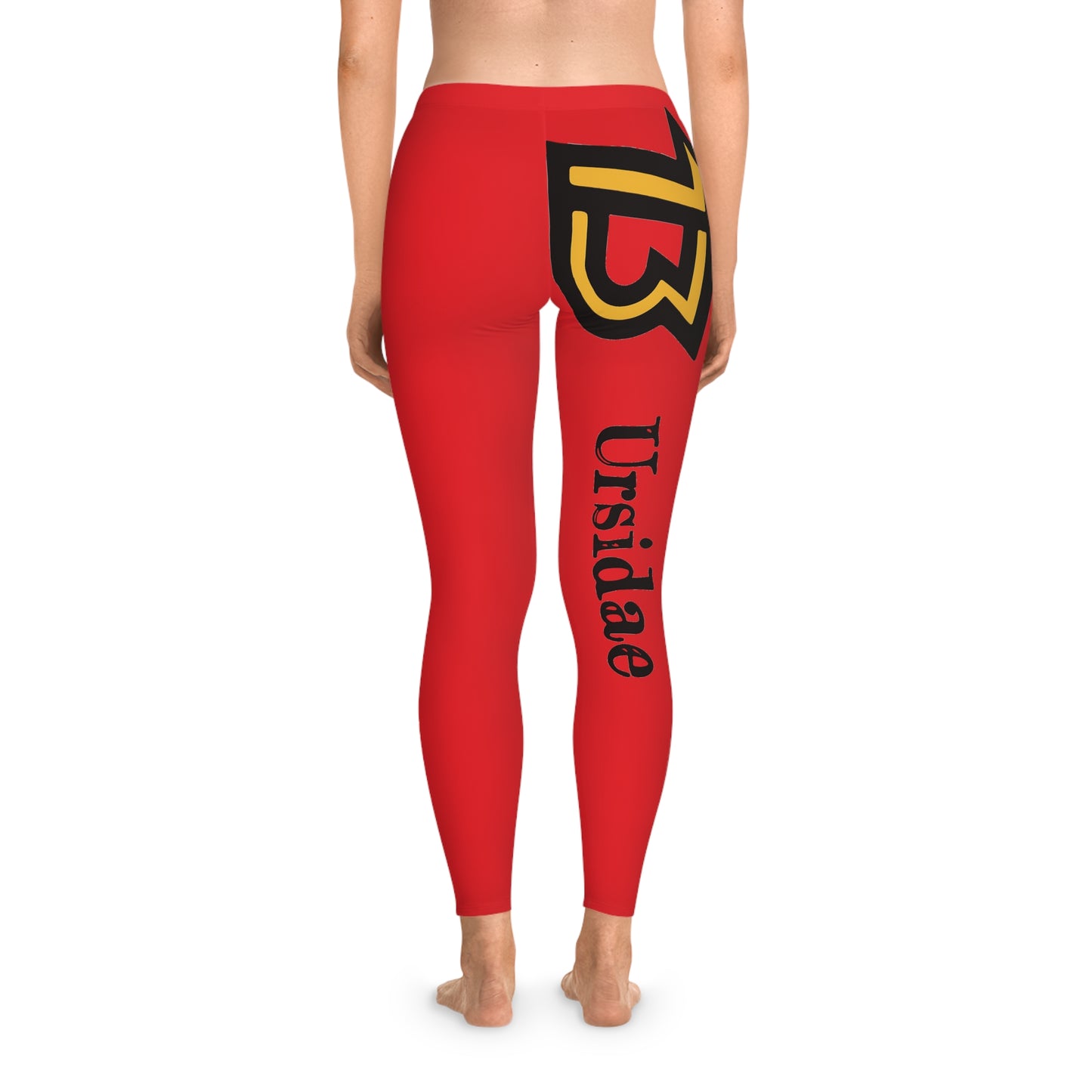 Red Stretchy Leggings