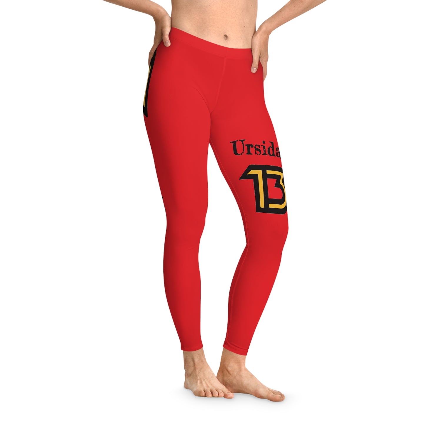 Red Stretchy Leggings