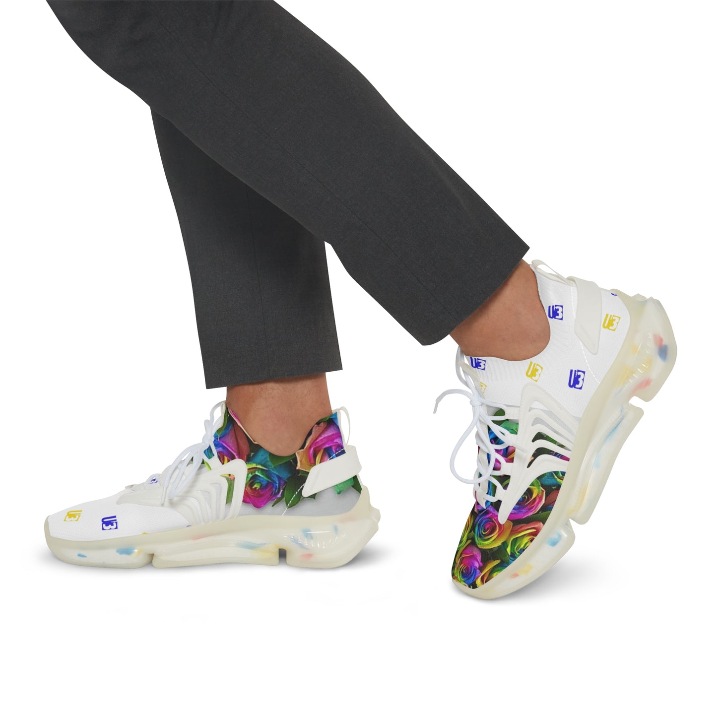 Men's Bear Rose Mesh Sneakers