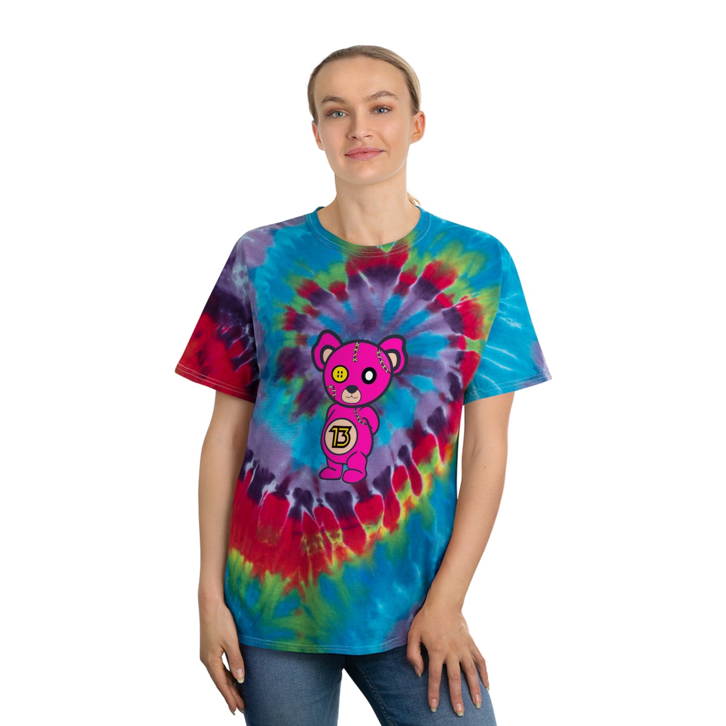 Tie-Dye Bear Tee, Spiral