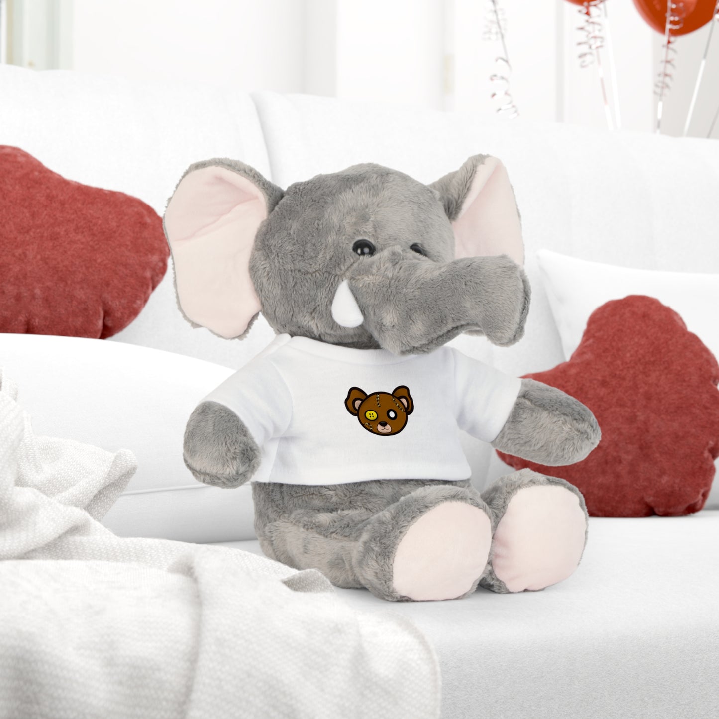 Plush Toy with Bear T-Shirt