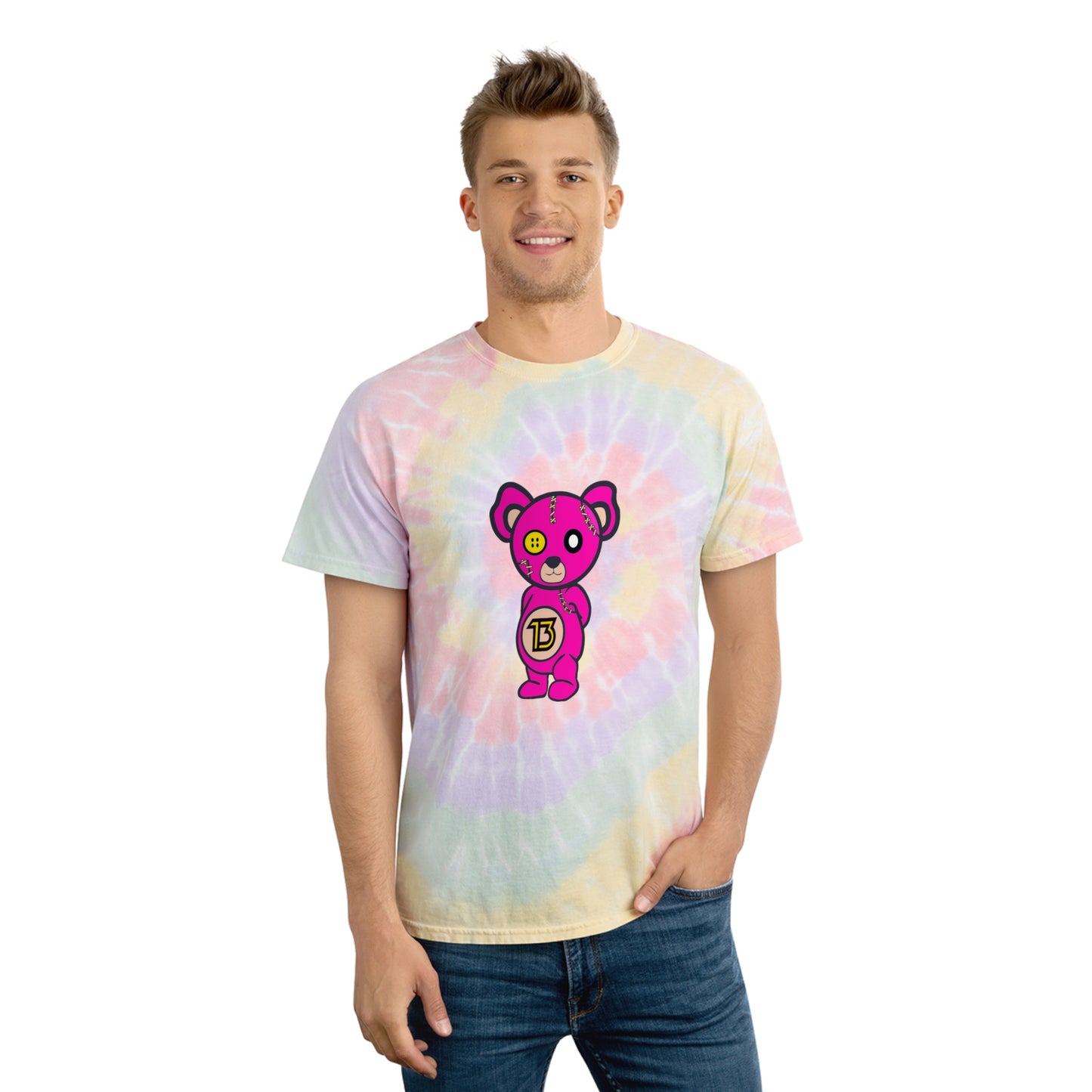 Tie-Dye Bear Tee, Spiral