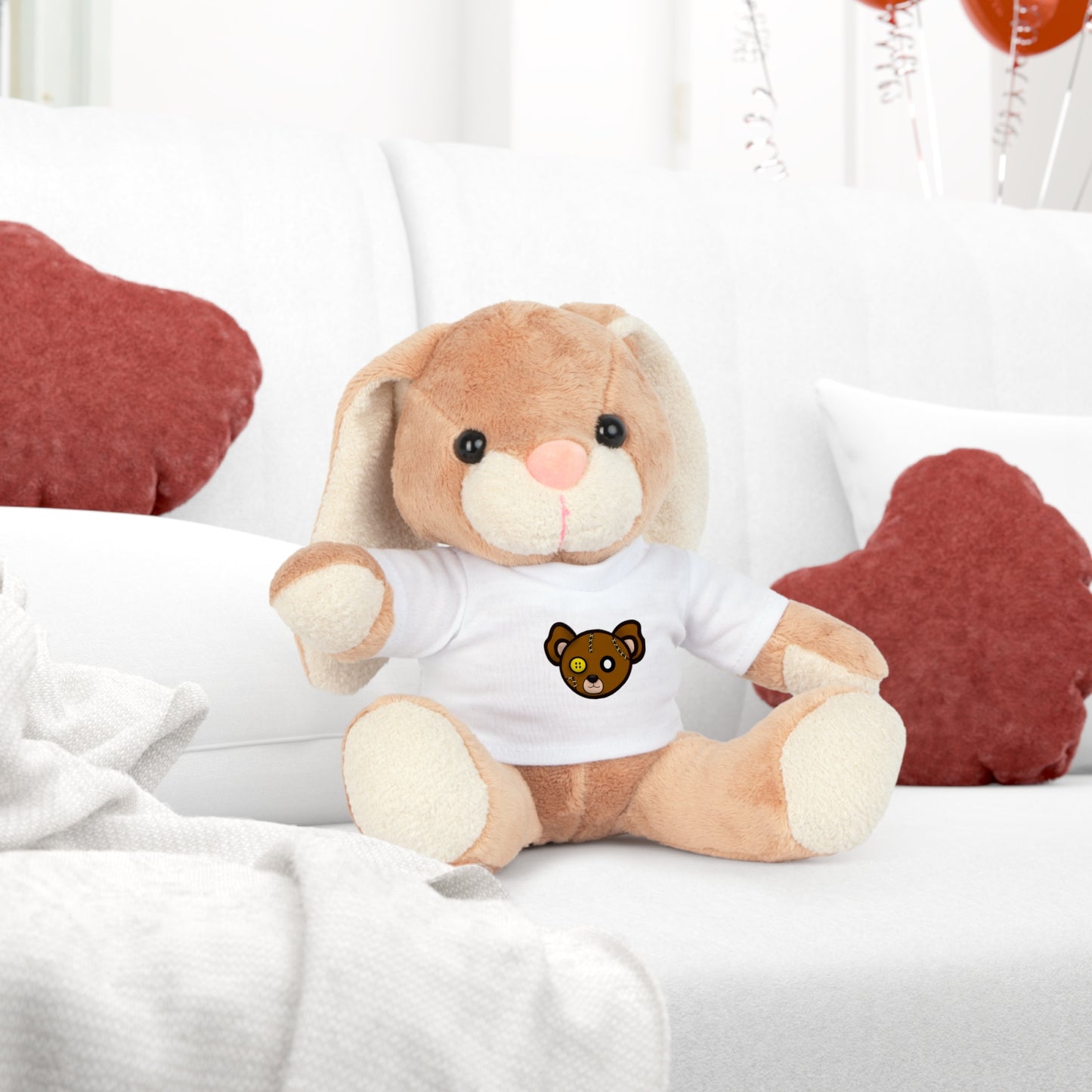 Plush Toy with Bear T-Shirt