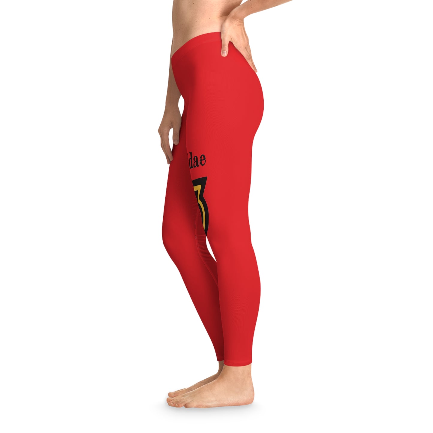 Red Stretchy Leggings