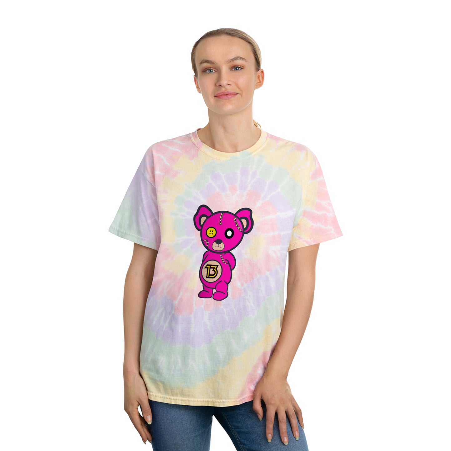 Tie-Dye Bear Tee, Spiral