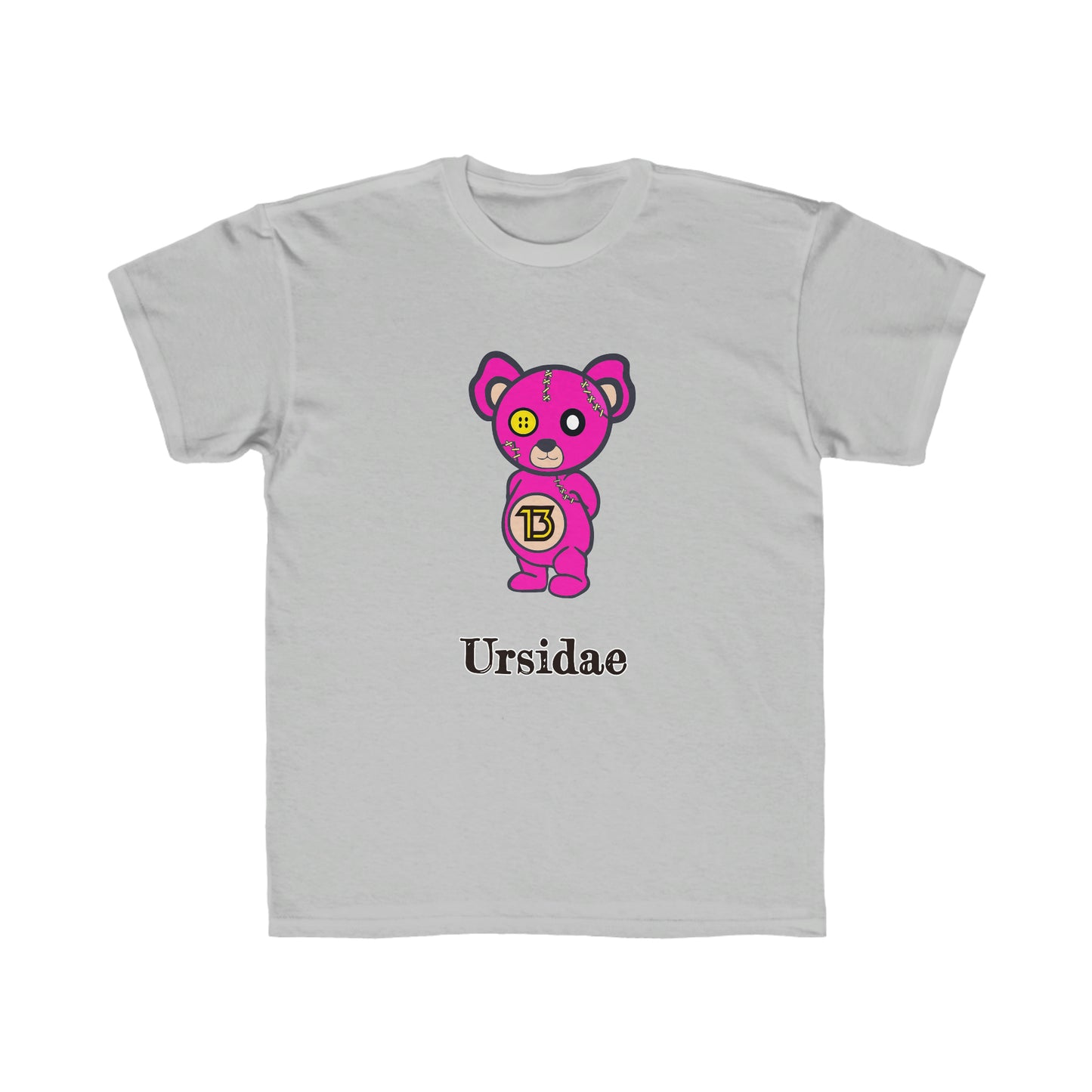 Kids Ursidae Pink Bear Regular Fit Tee
