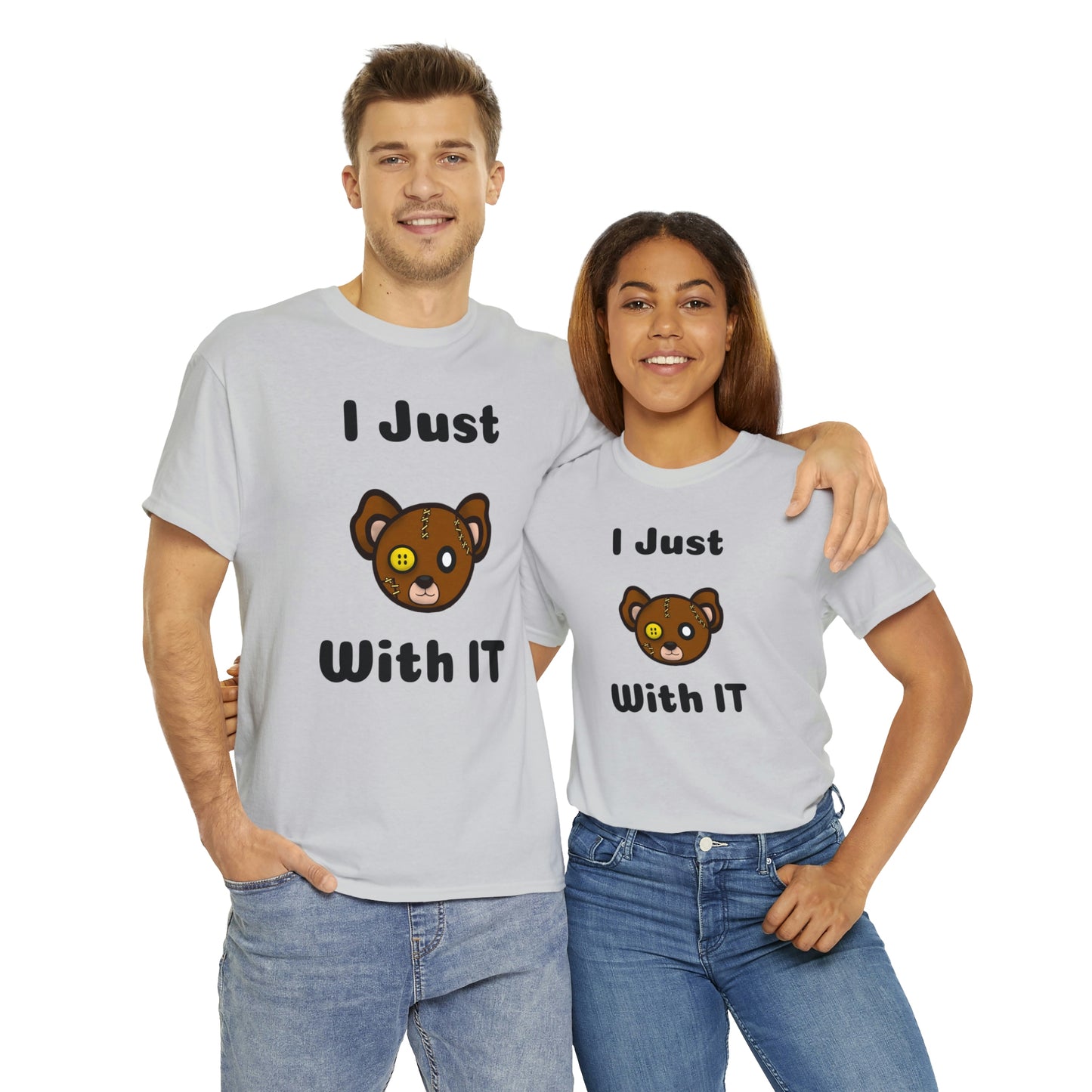 I Just Bear With IT Heavy Cotton Tee