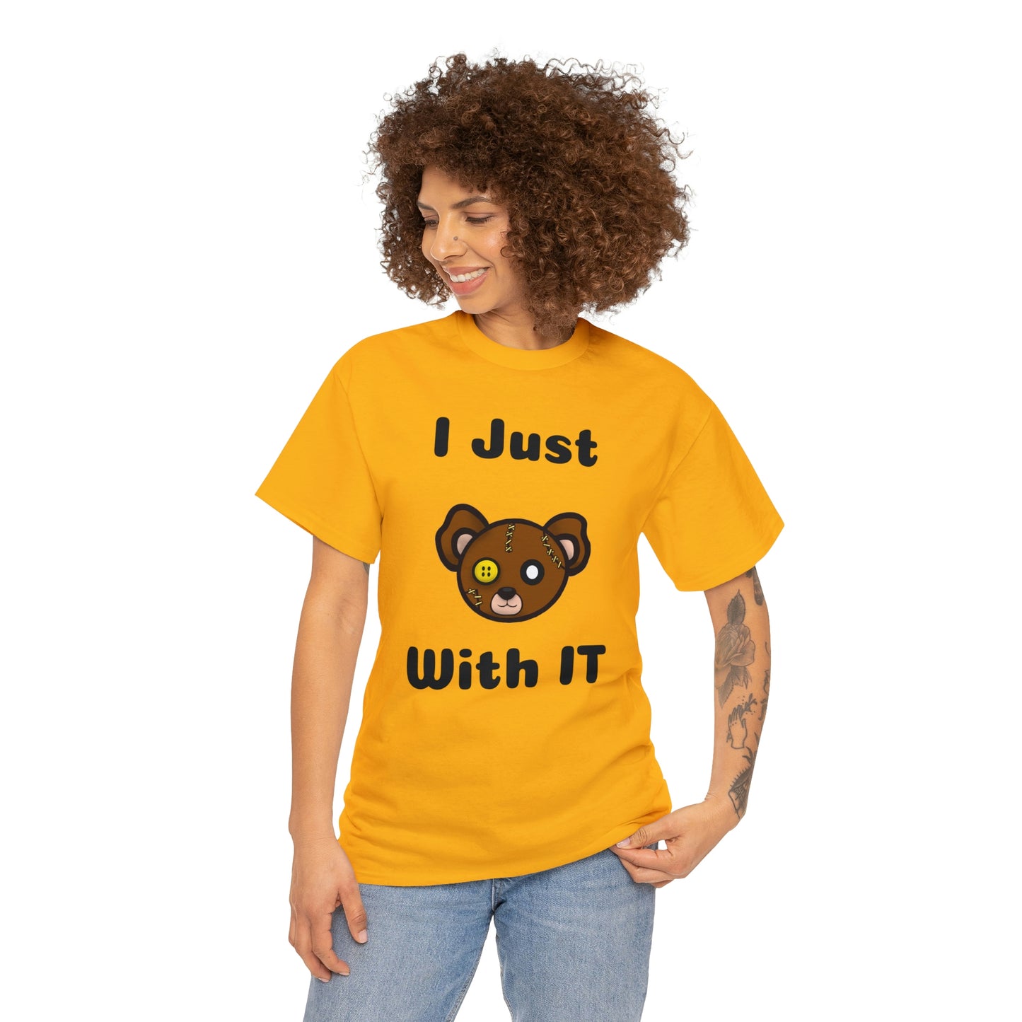 I Just Bear With IT Heavy Cotton Tee