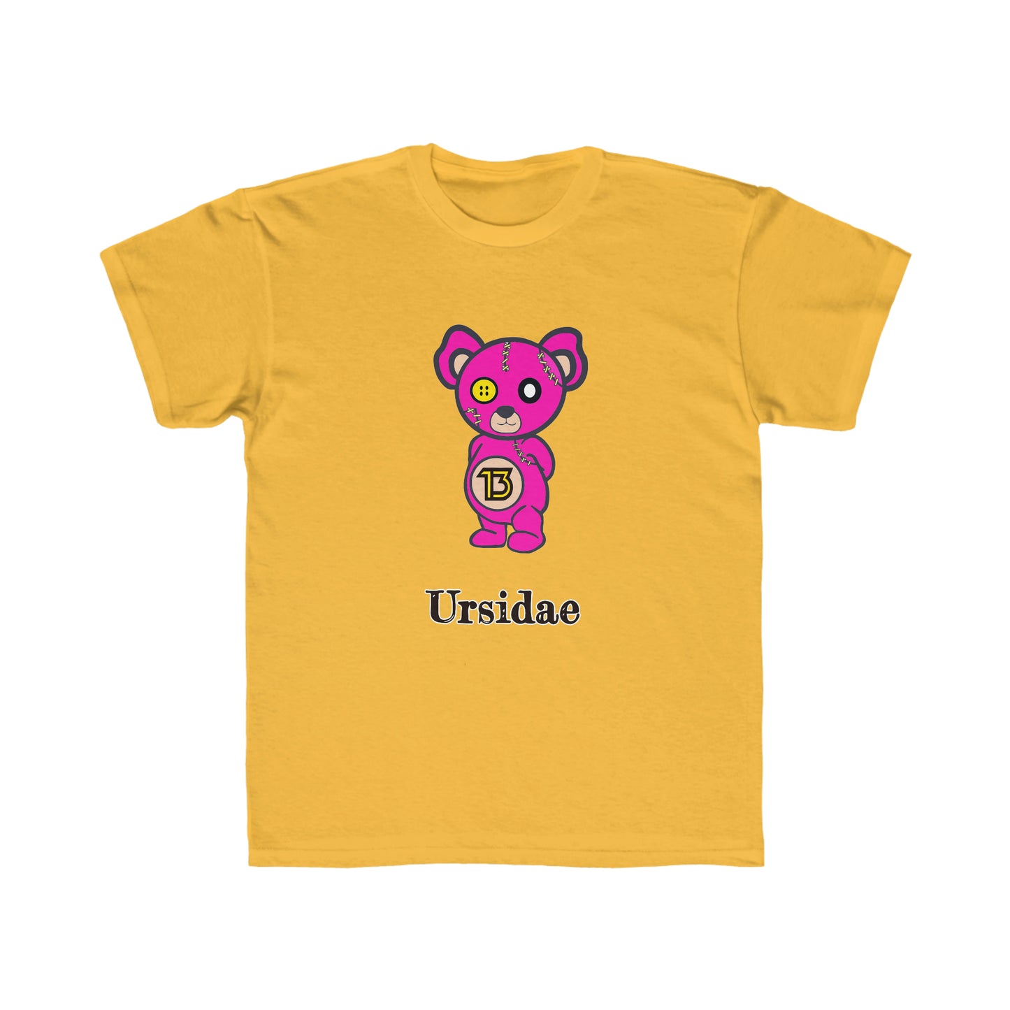 Kids Ursidae Pink Bear Regular Fit Tee