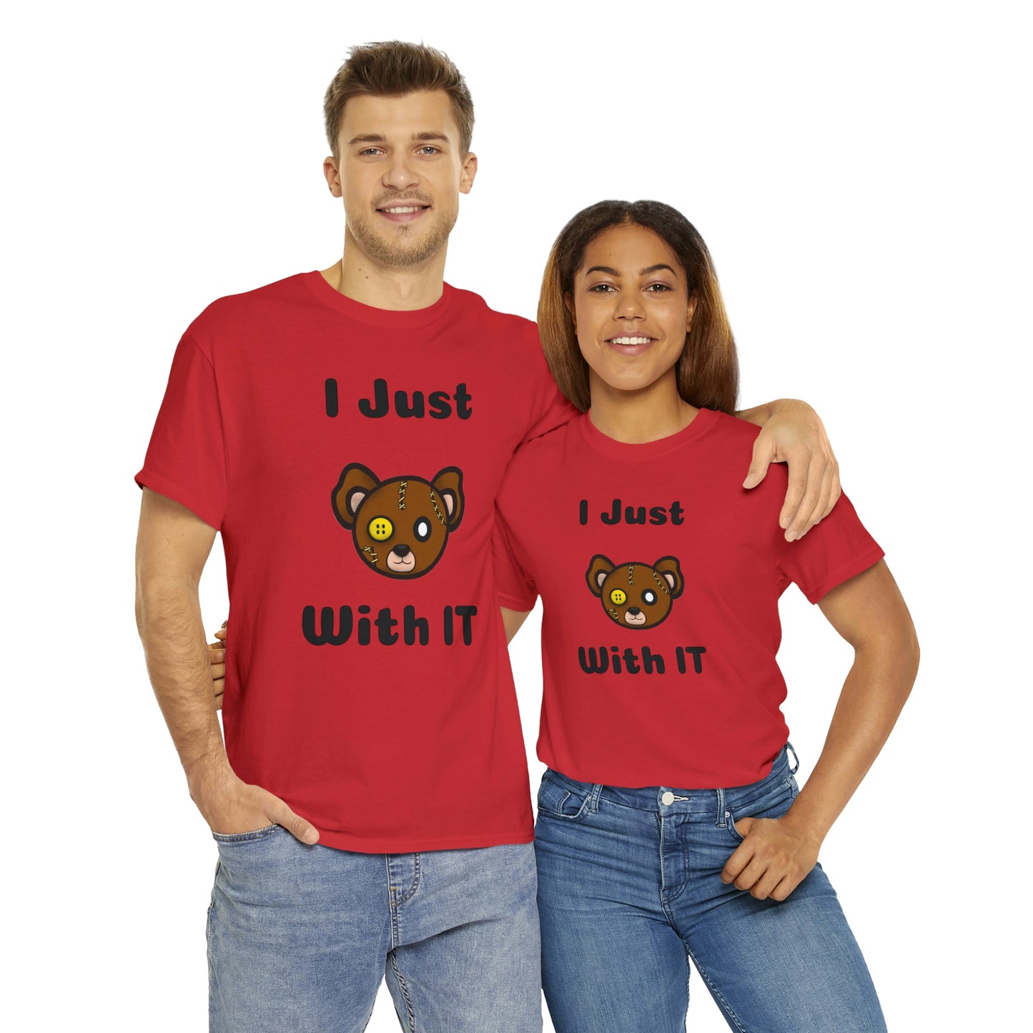 I Just Bear With IT Heavy Cotton Tee