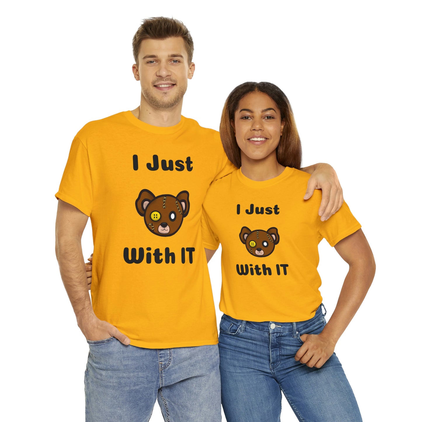 I Just Bear With IT Heavy Cotton Tee