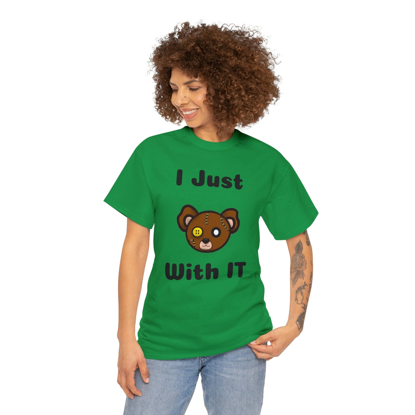 I Just Bear With IT Heavy Cotton Tee