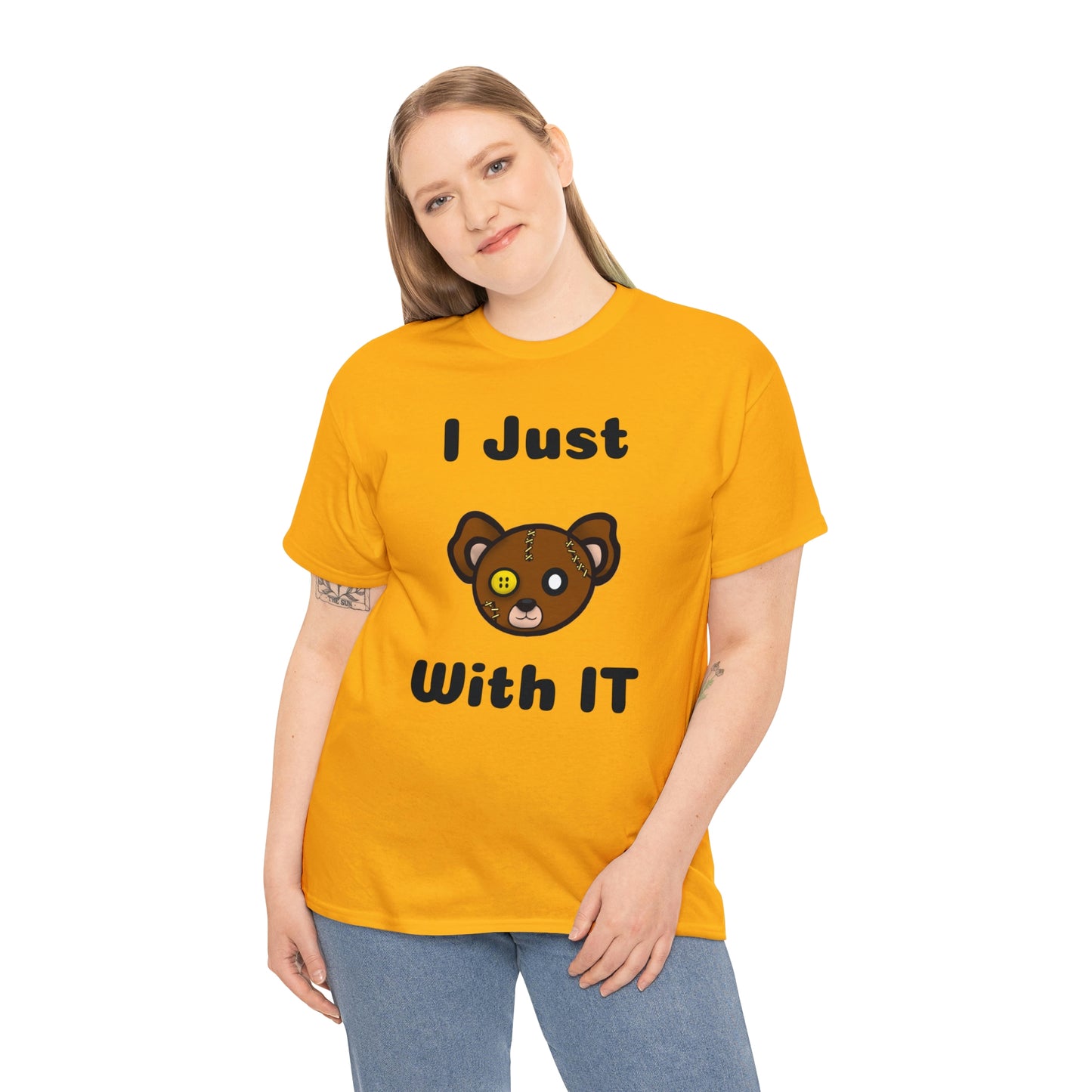 I Just Bear With IT Heavy Cotton Tee