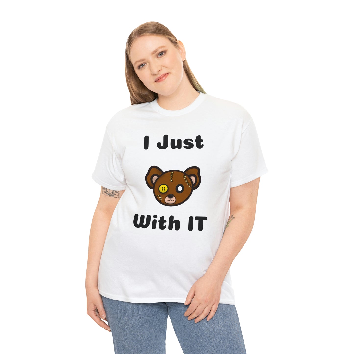 I Just Bear With IT Heavy Cotton Tee