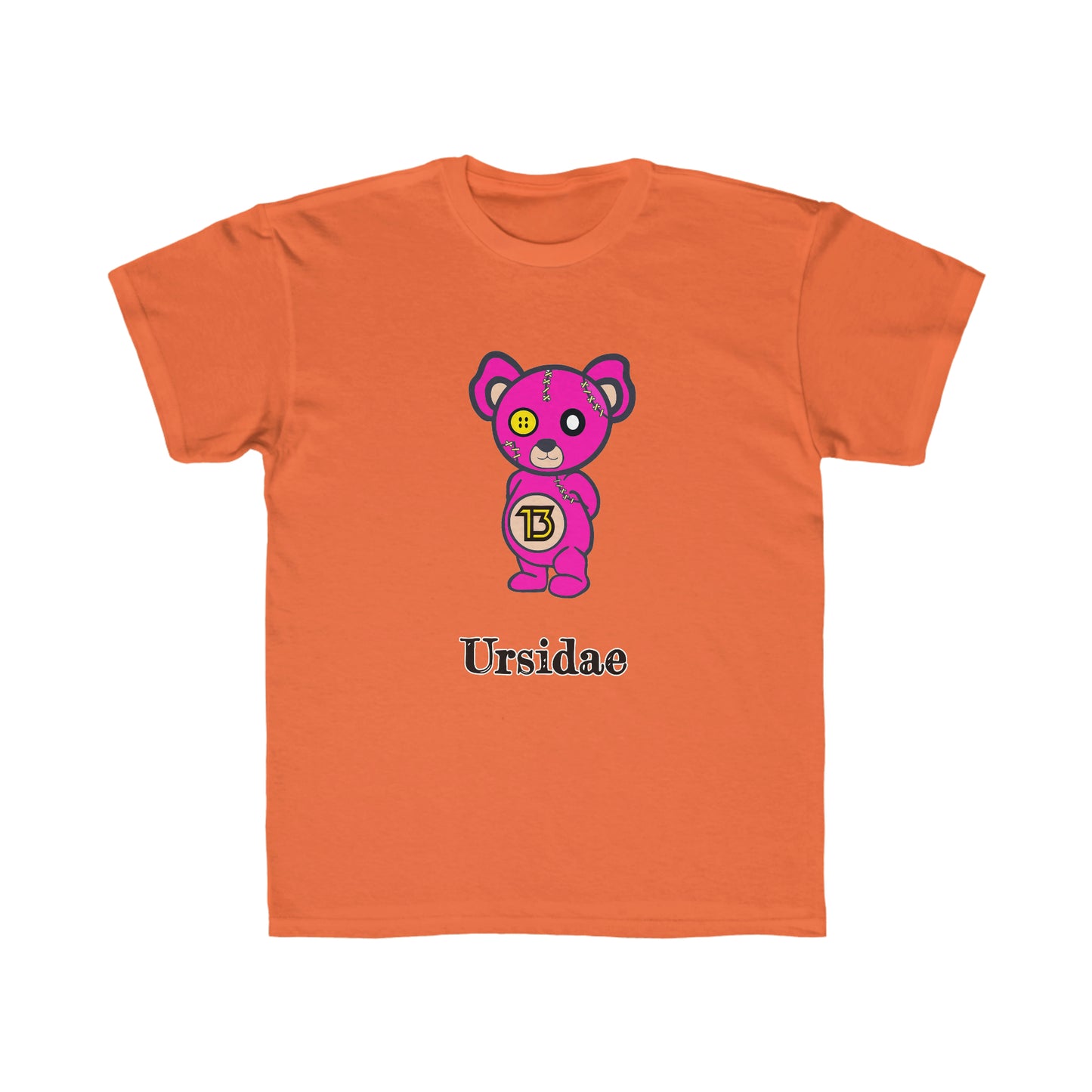 Kids Ursidae Pink Bear Regular Fit Tee