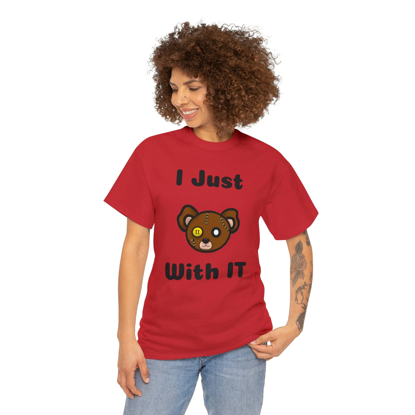 I Just Bear With IT Heavy Cotton Tee