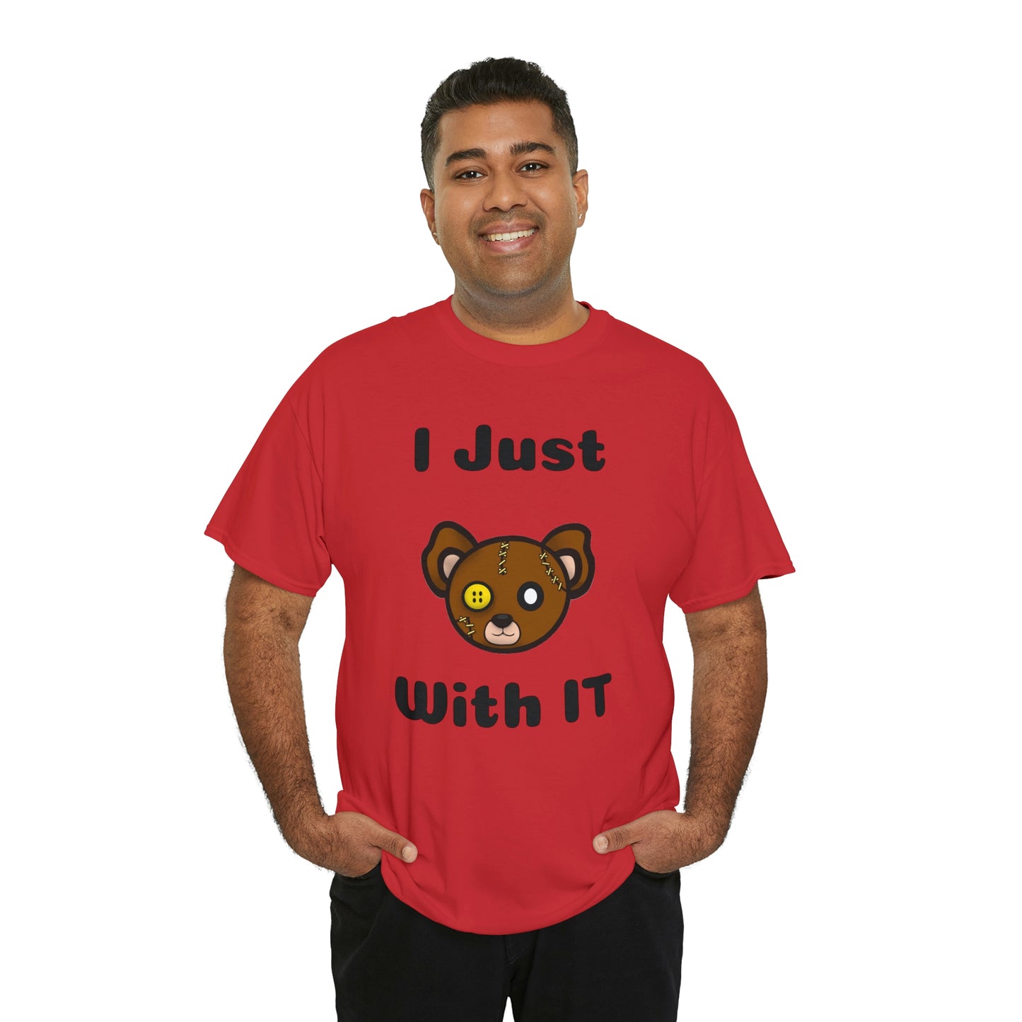 I Just Bear With IT Heavy Cotton Tee