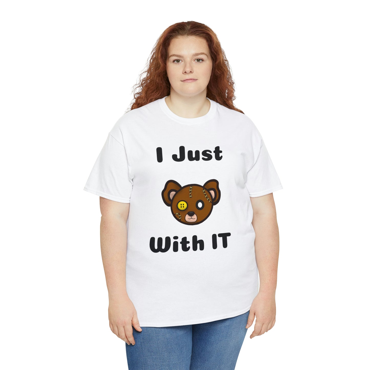 I Just Bear With IT Heavy Cotton Tee