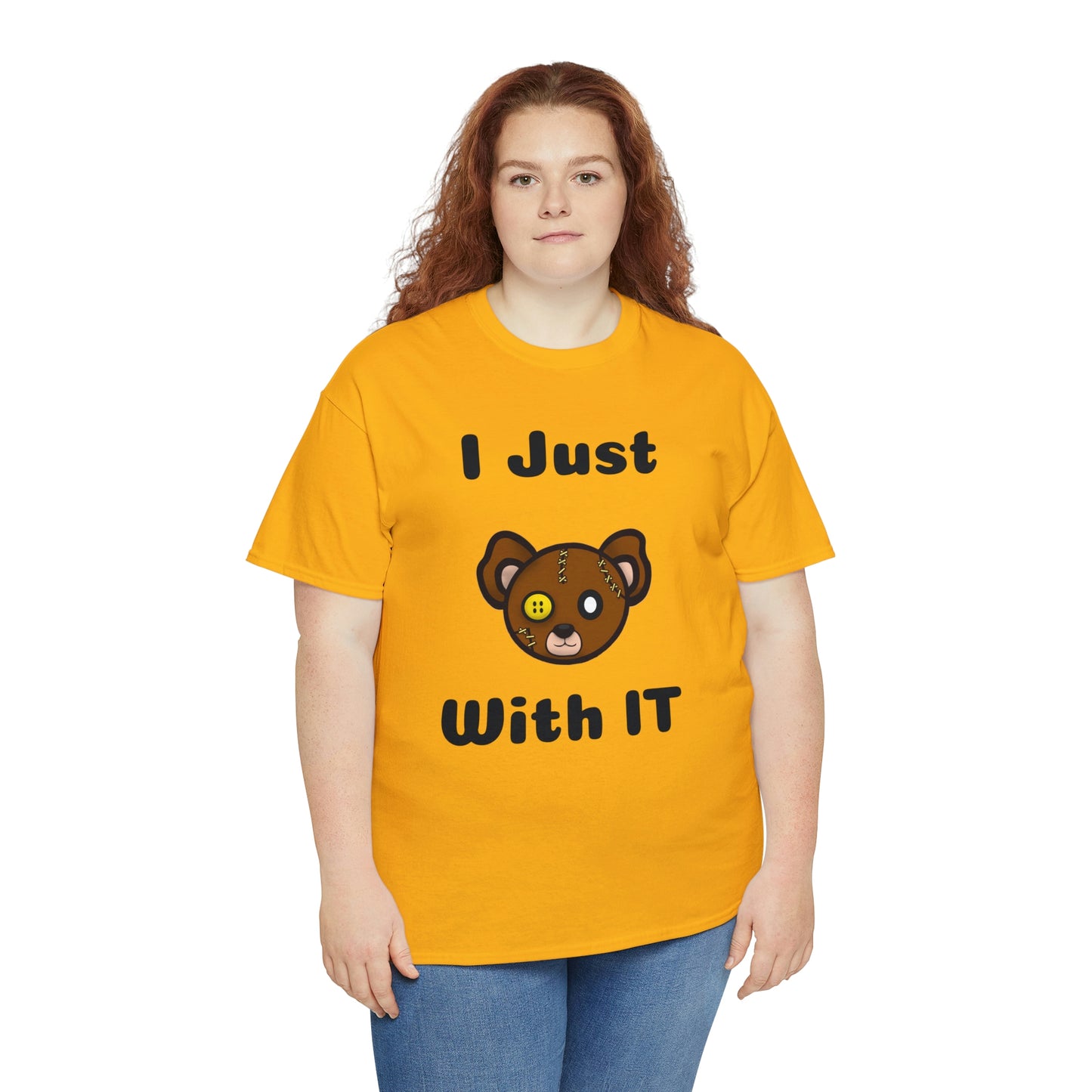 I Just Bear With IT Heavy Cotton Tee