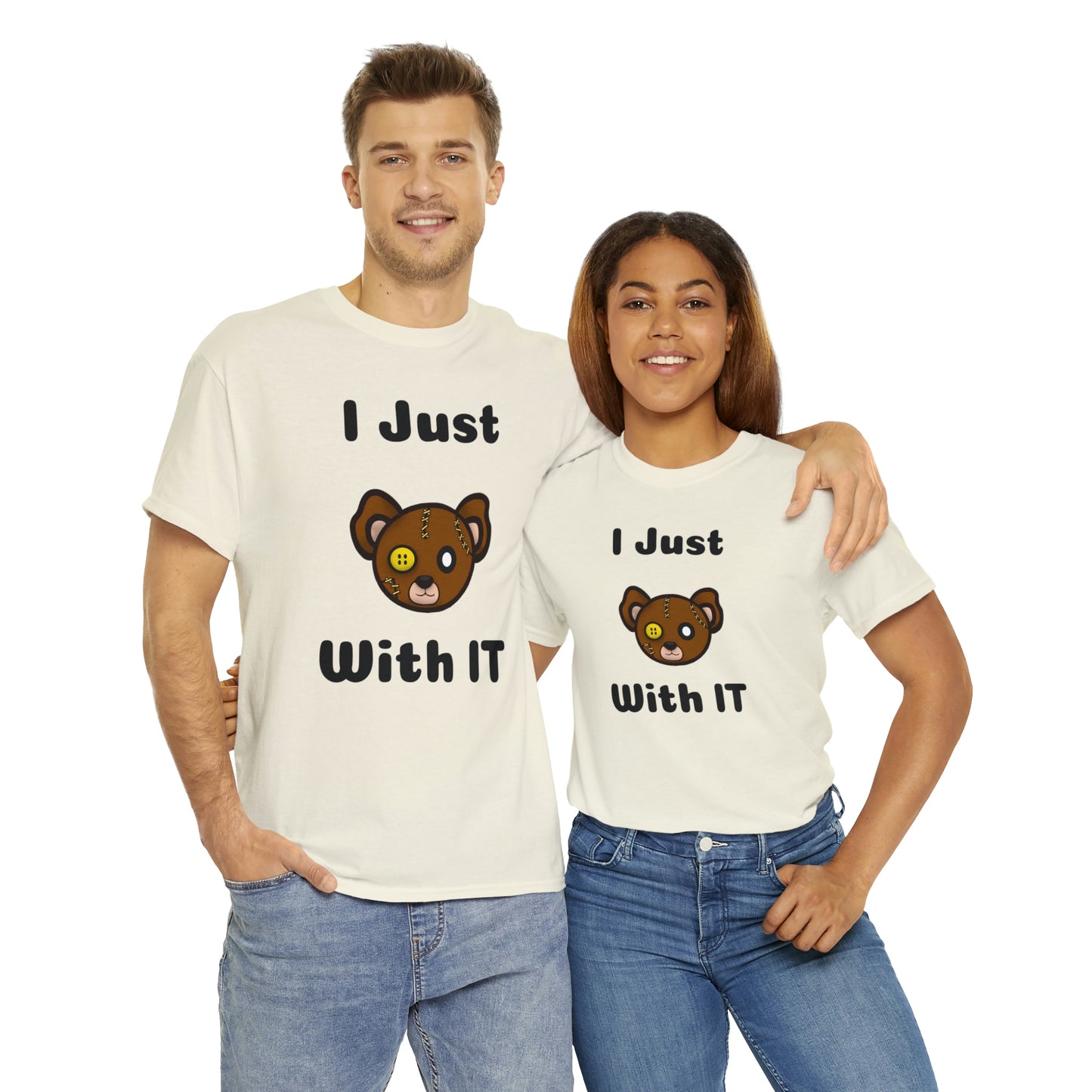 I Just Bear With IT Heavy Cotton Tee