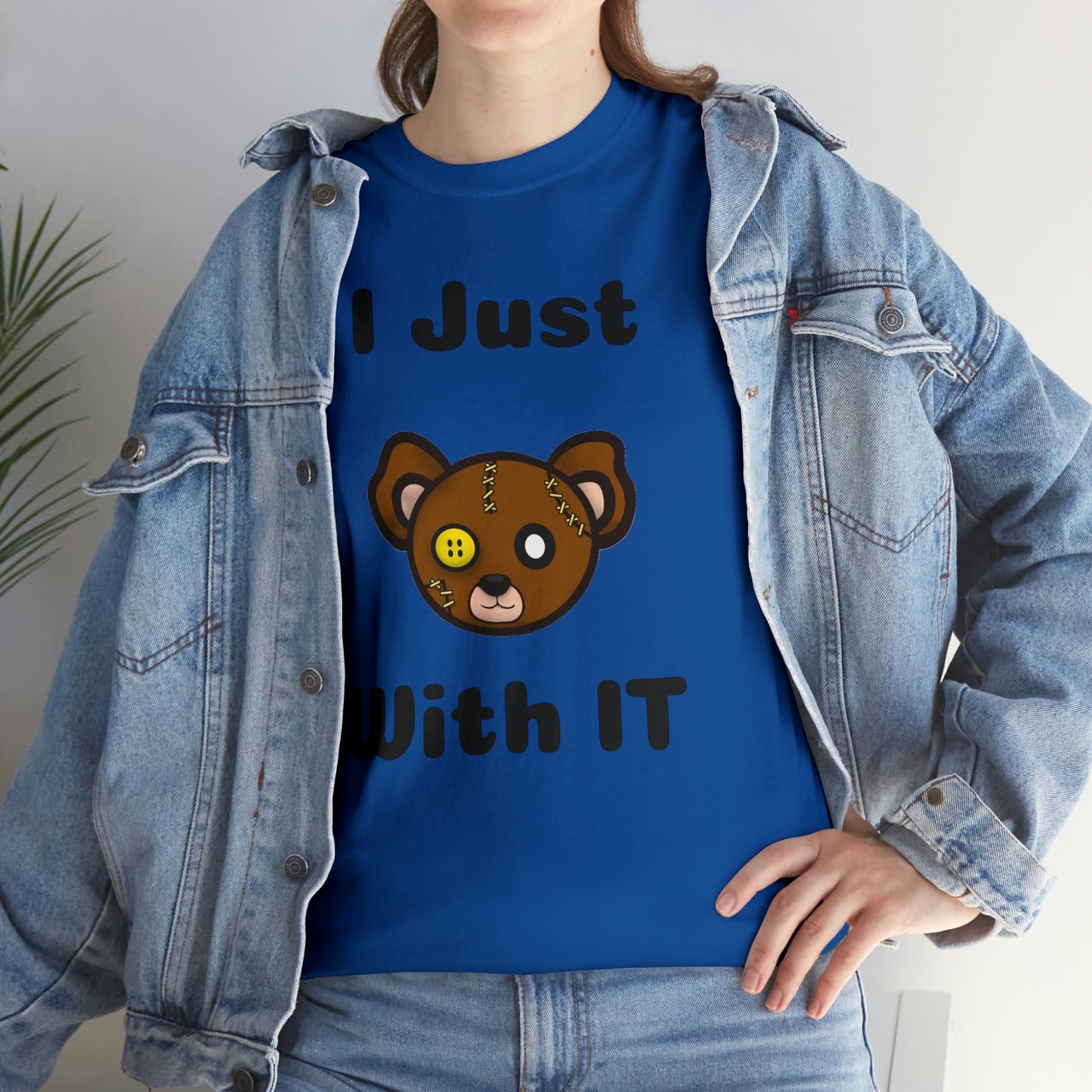 I Just Bear With IT Heavy Cotton Tee