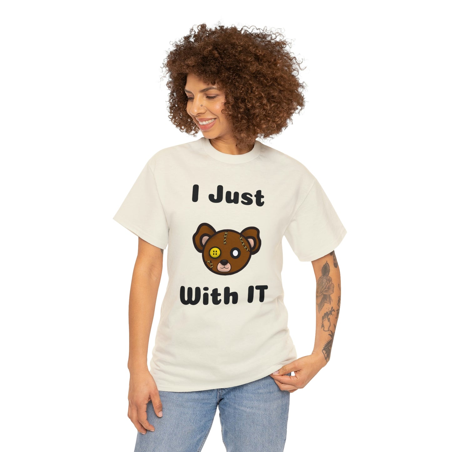 I Just Bear With IT Heavy Cotton Tee