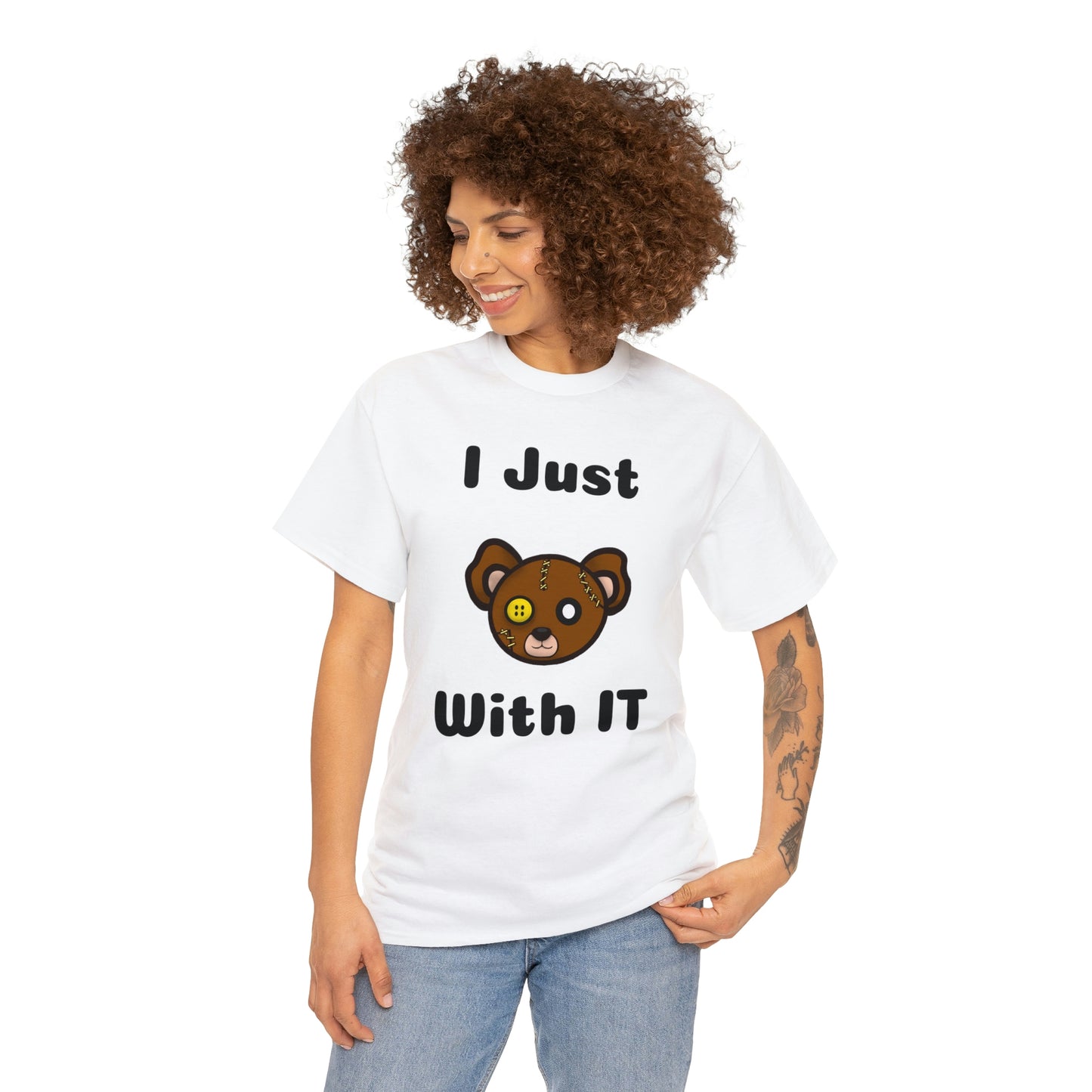 I Just Bear With IT Heavy Cotton Tee