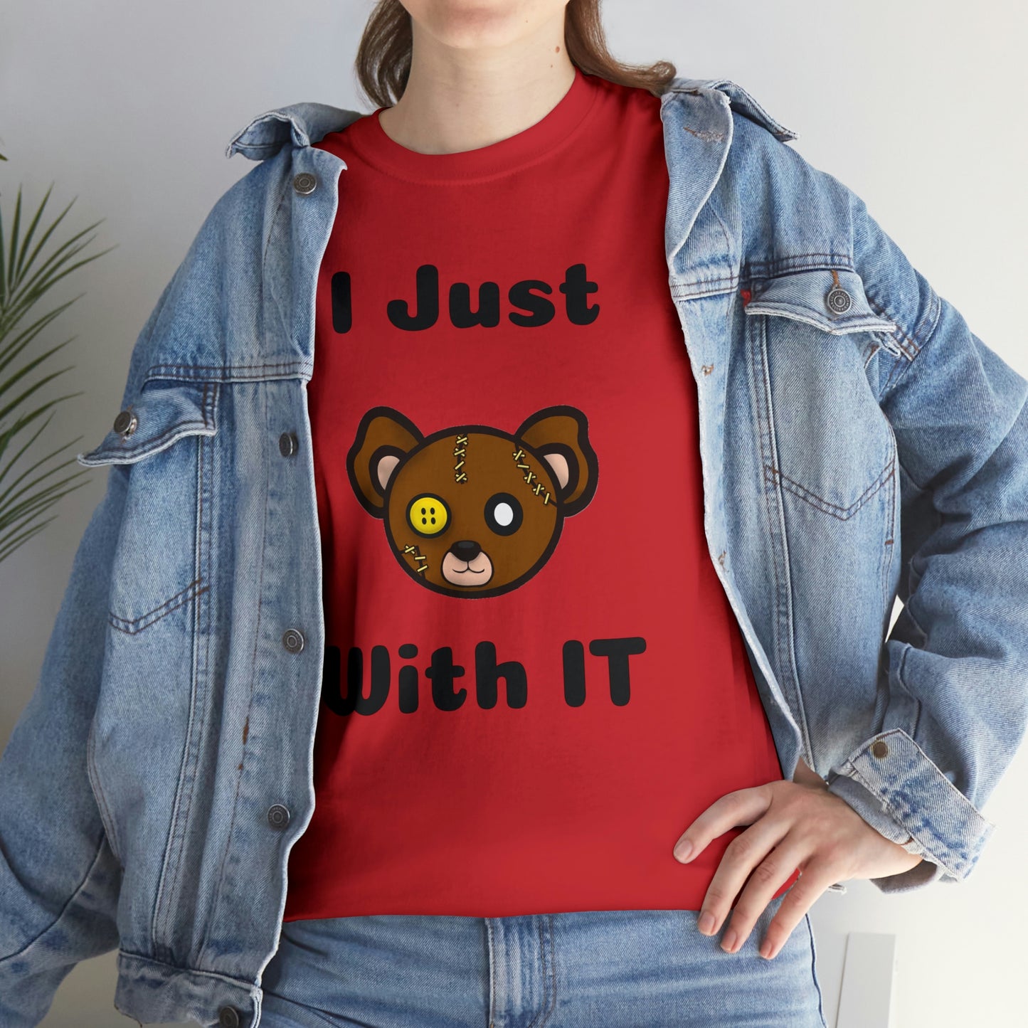 I Just Bear With IT Heavy Cotton Tee