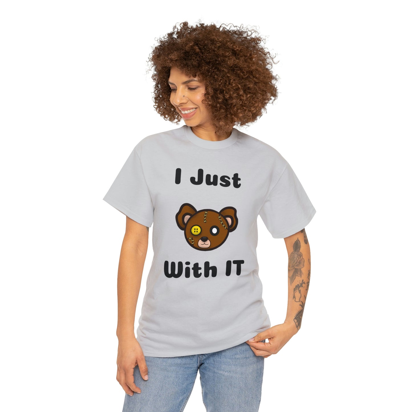 I Just Bear With IT Heavy Cotton Tee