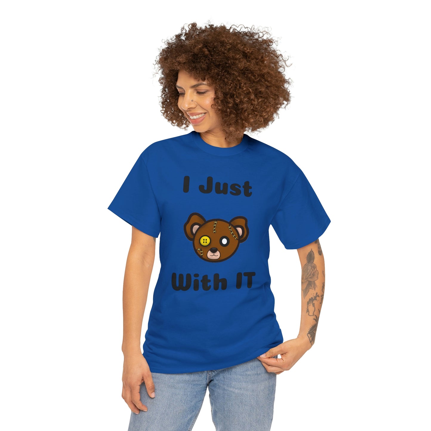 I Just Bear With IT Heavy Cotton Tee