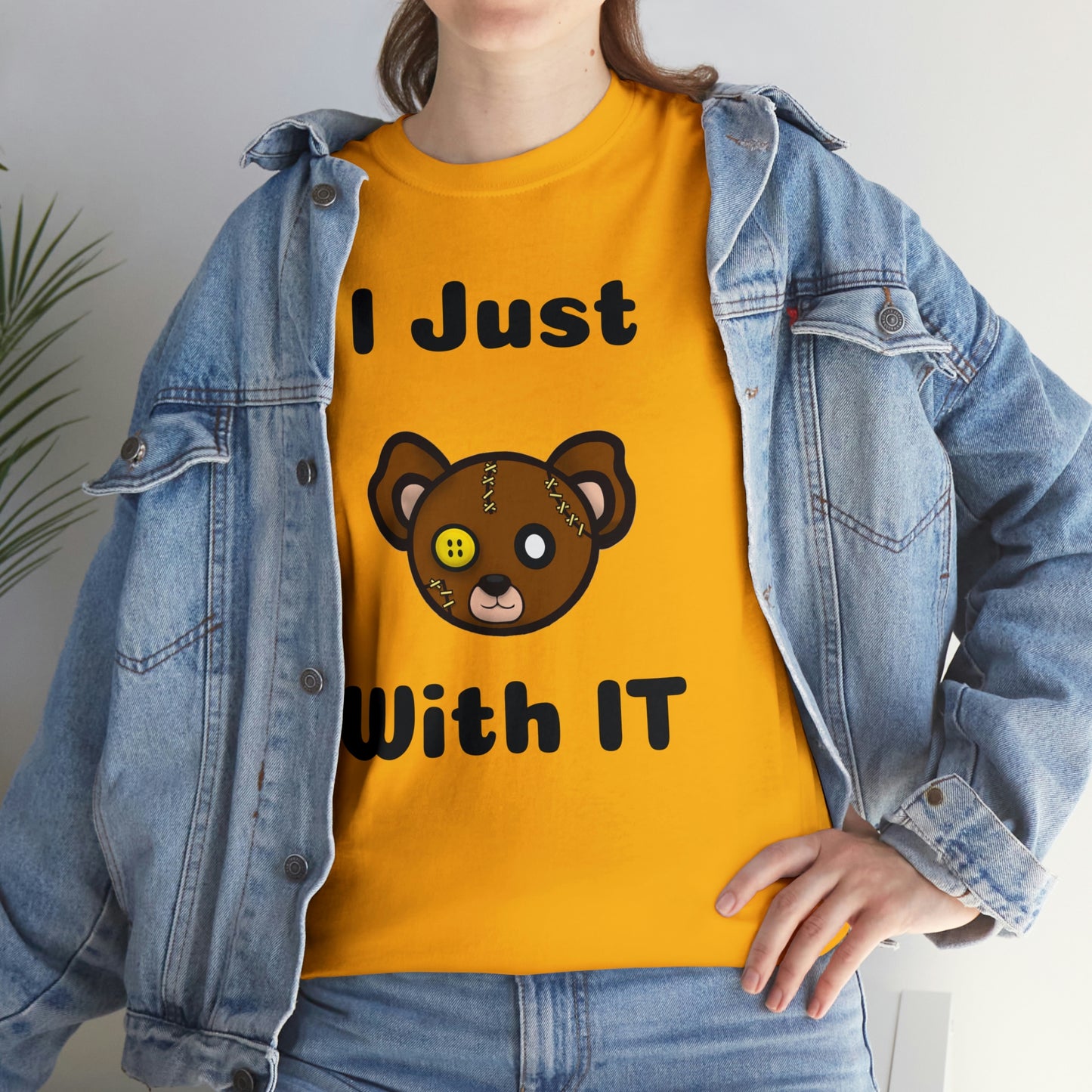 I Just Bear With IT Heavy Cotton Tee