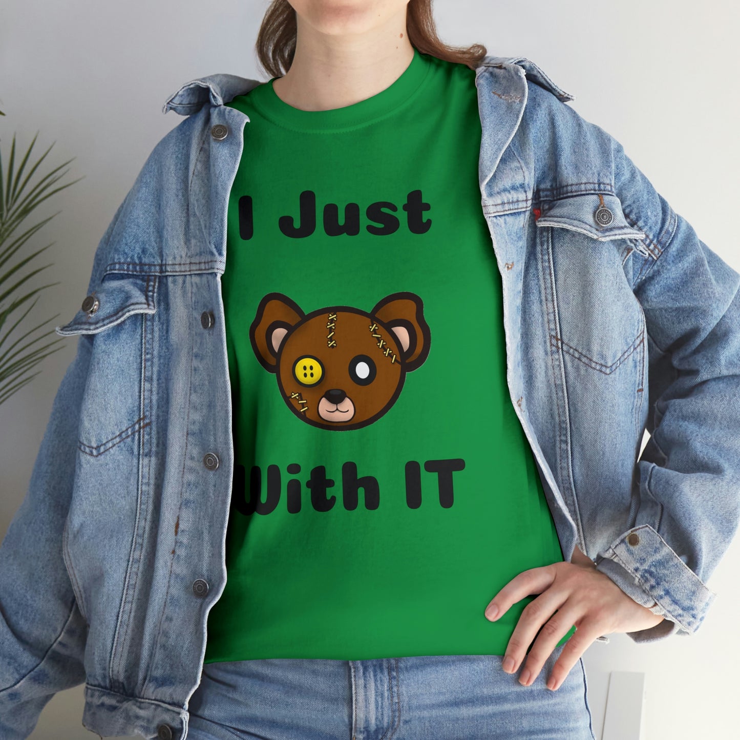 I Just Bear With IT Heavy Cotton Tee