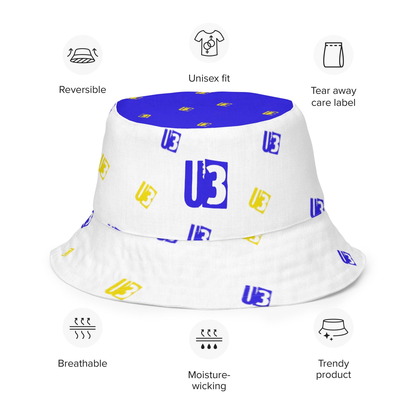 Reversible bucket hat