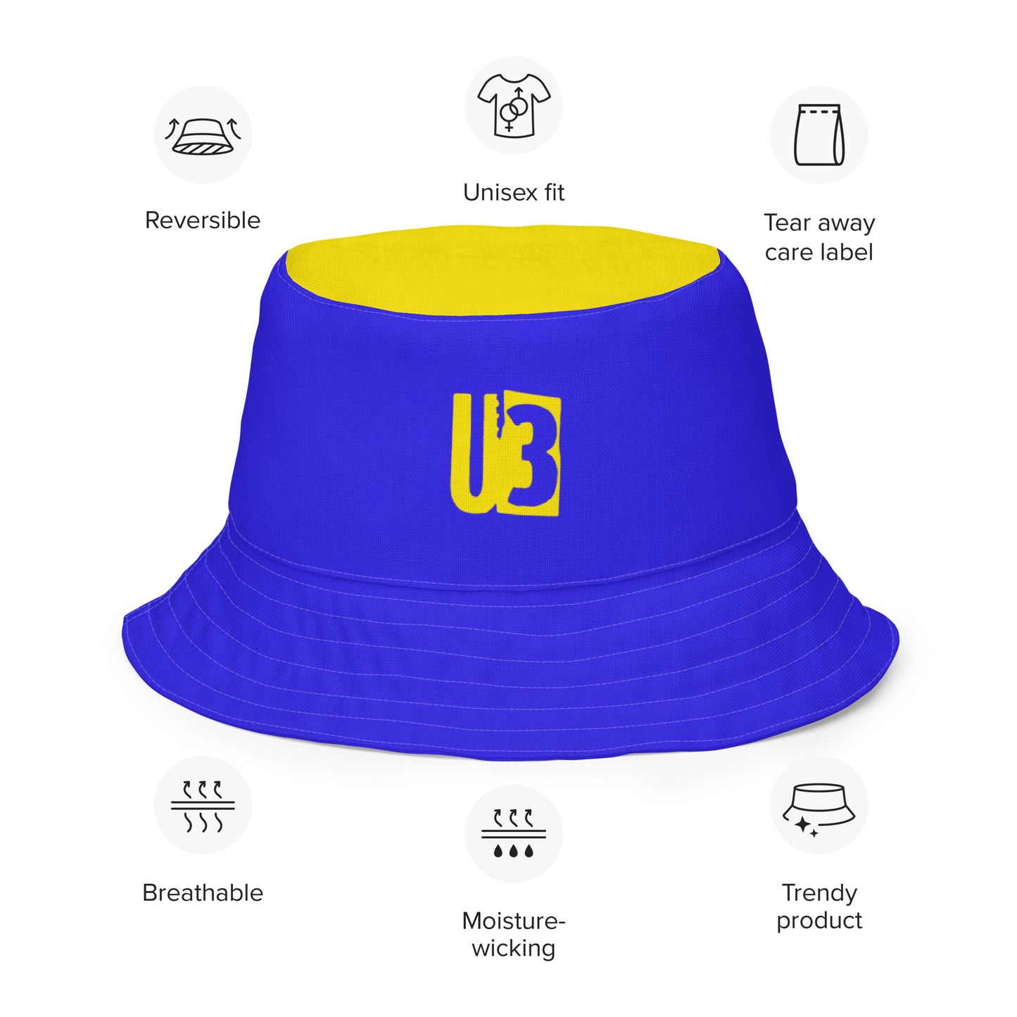 Reversible bucket hat