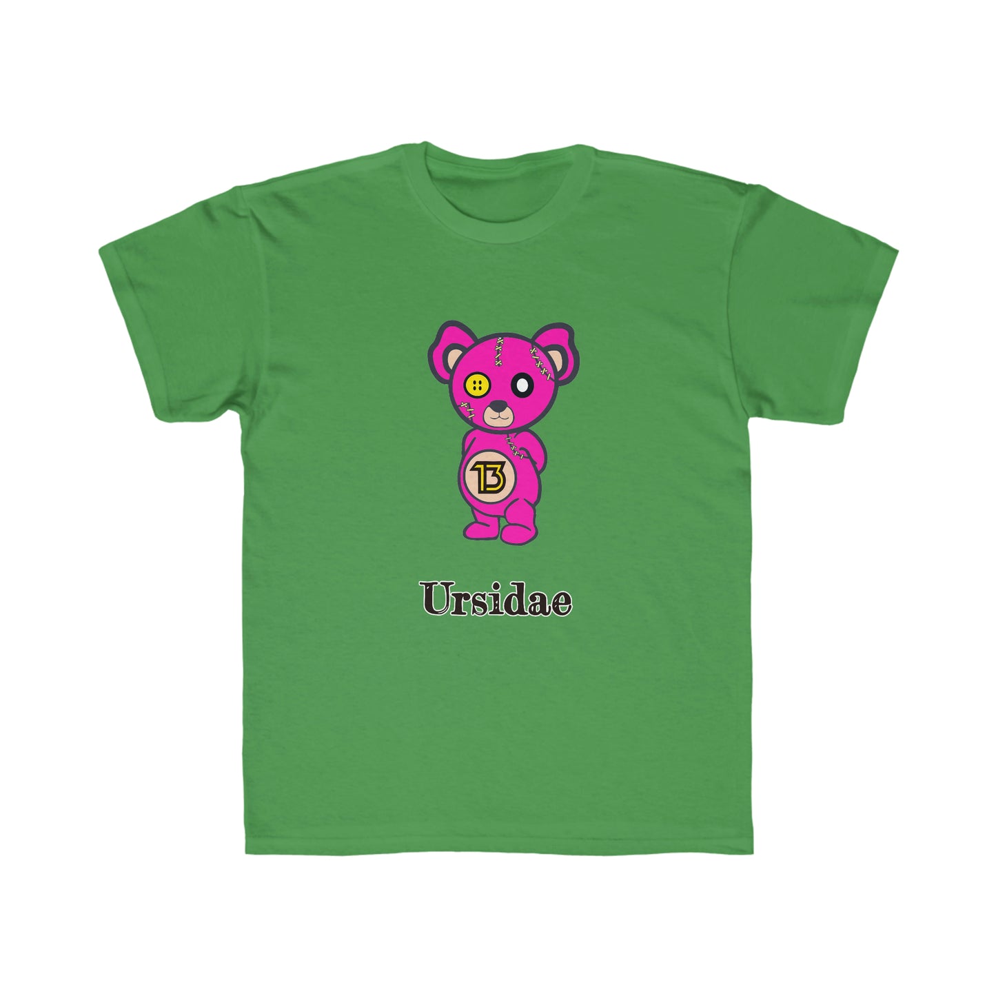 Kids Ursidae Pink Bear Regular Fit Tee