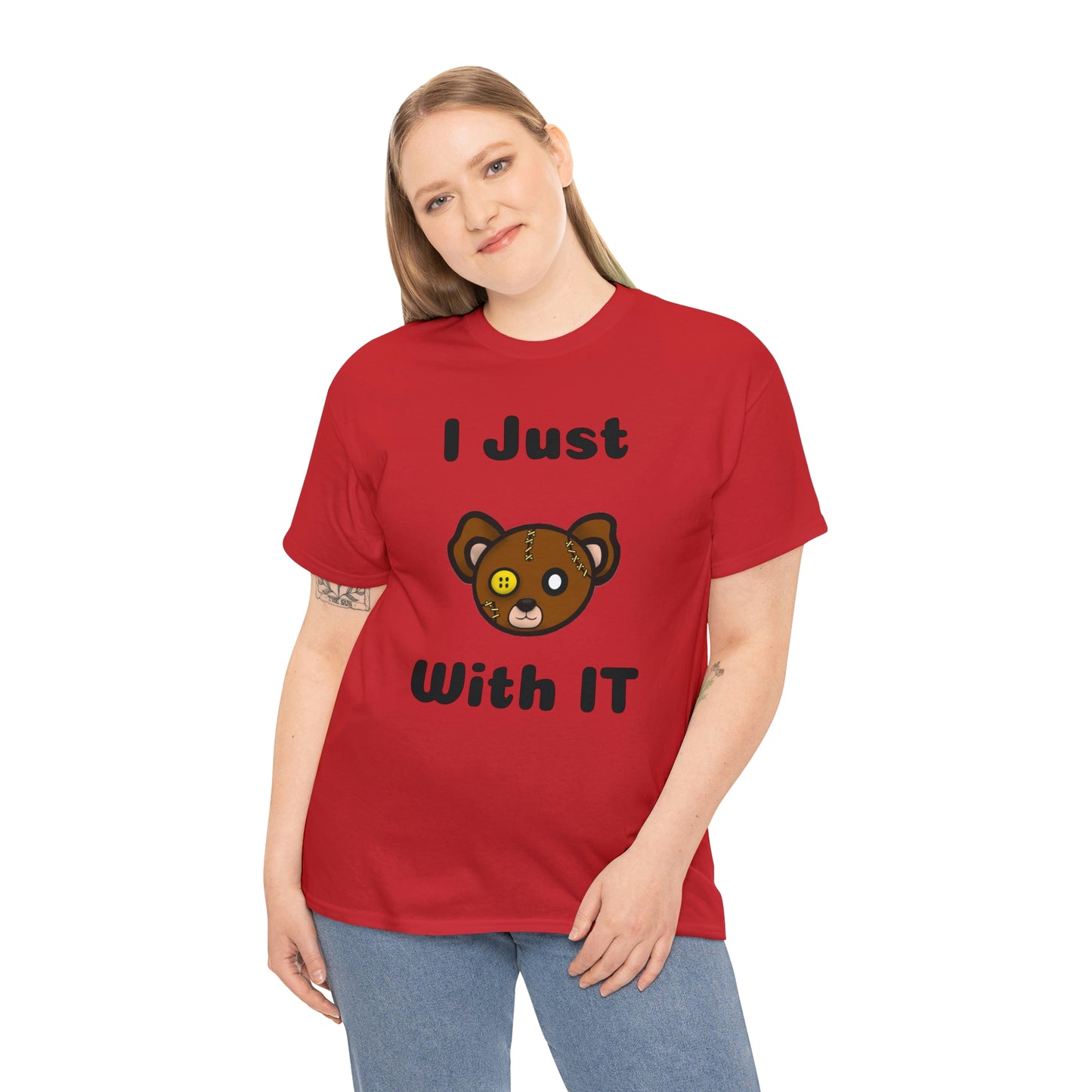 I Just Bear With IT Heavy Cotton Tee