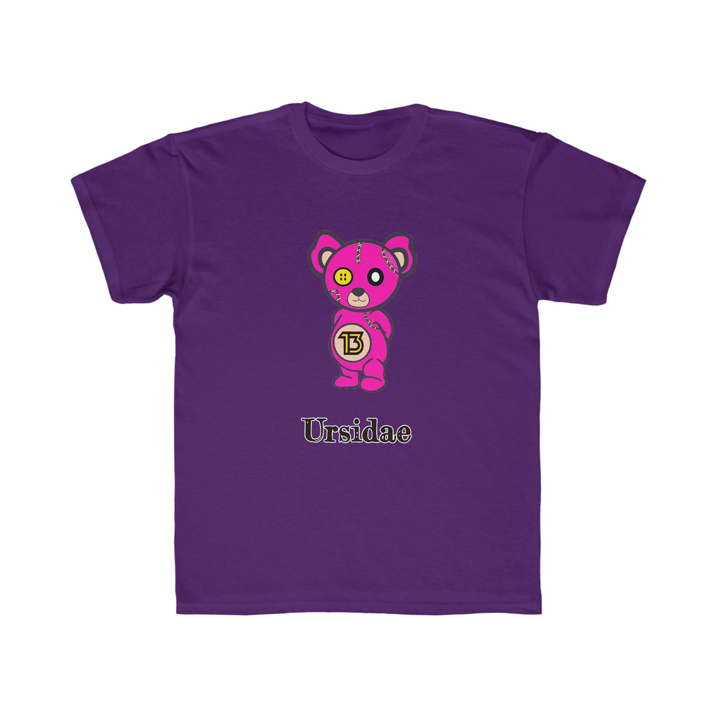 Kids Ursidae Pink Bear Regular Fit Tee