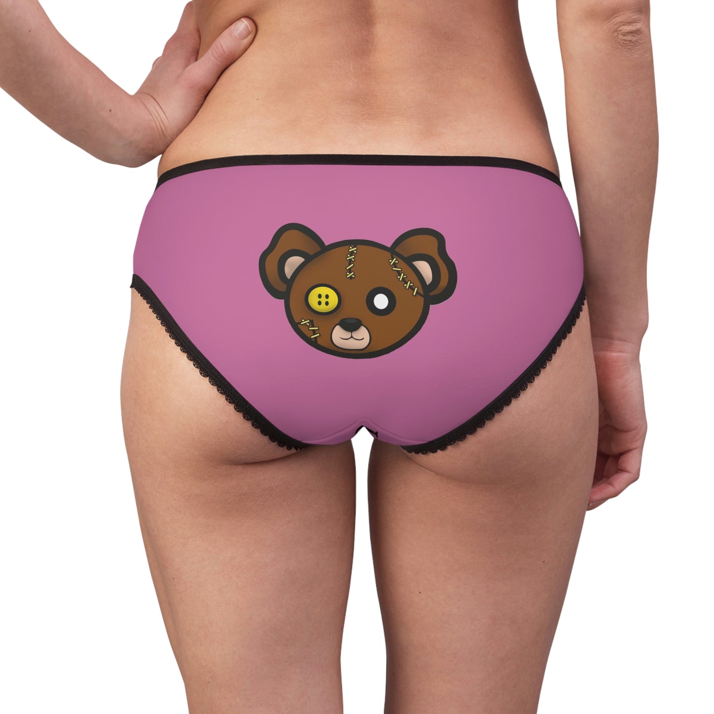 Pink Women's Bear Butt Briefs