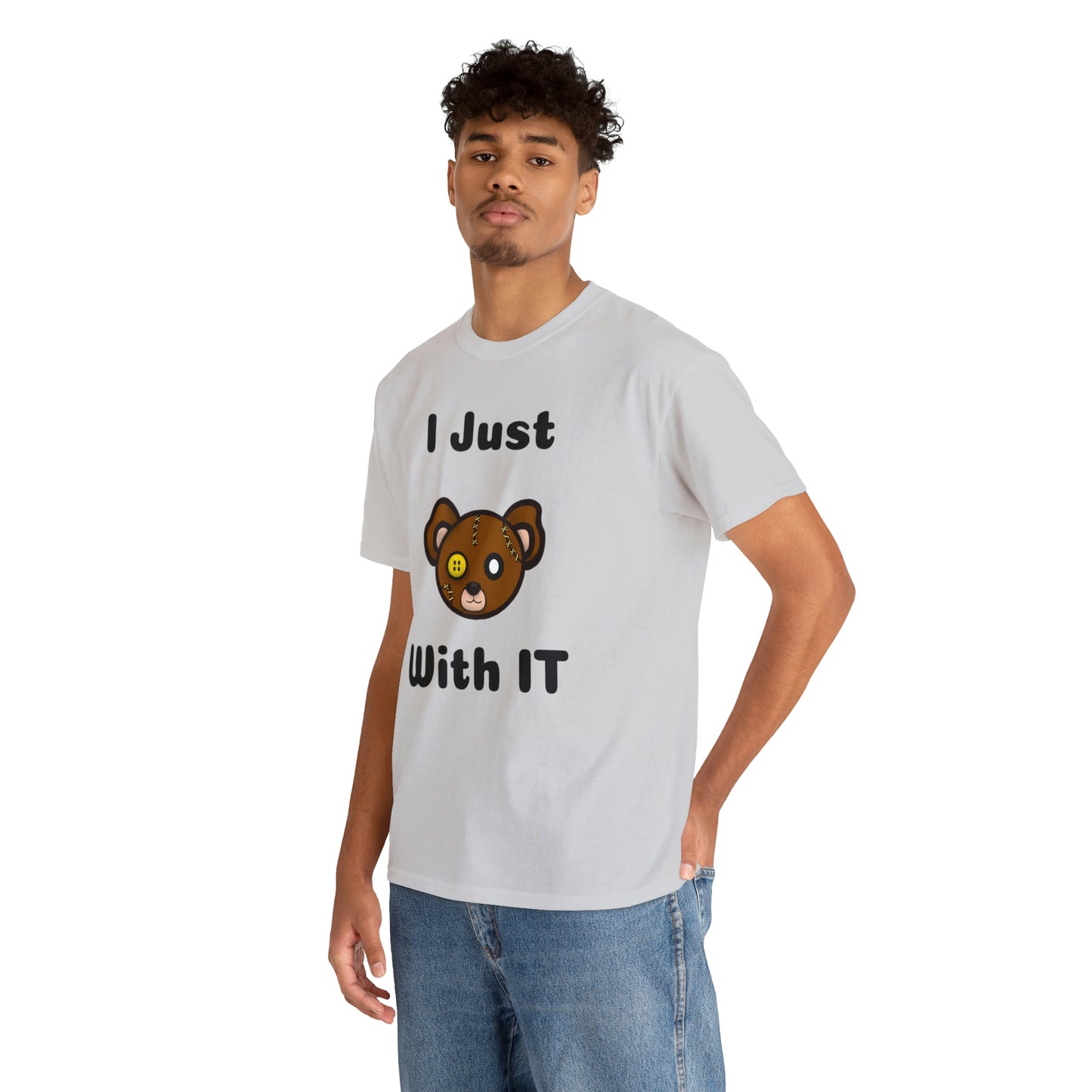 I Just Bear With IT Heavy Cotton Tee