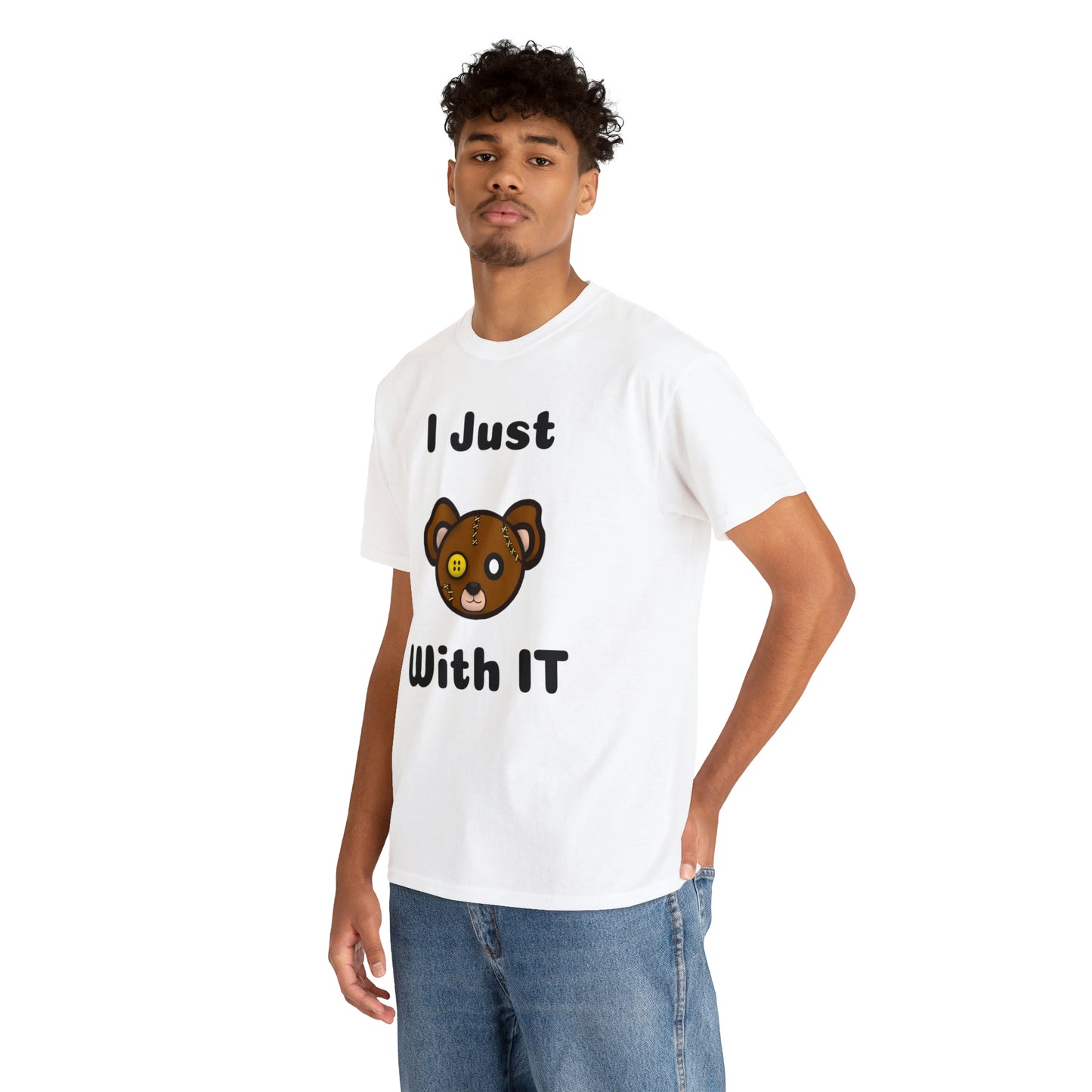 I Just Bear With IT Heavy Cotton Tee