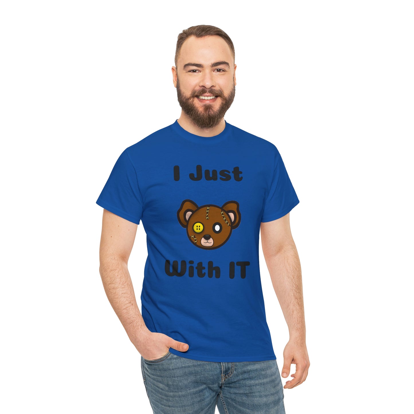 I Just Bear With IT Heavy Cotton Tee