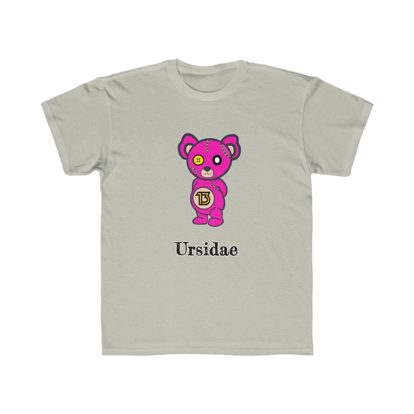 Kids Ursidae Pink Bear Regular Fit Tee
