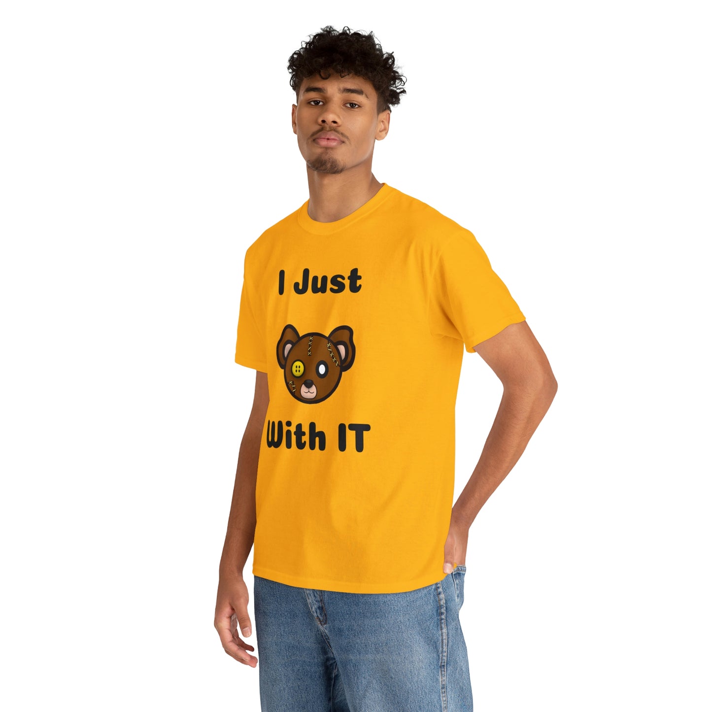 I Just Bear With IT Heavy Cotton Tee