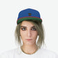 Unisex Flat Bill Bear Hat