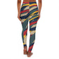 U3 Women's Paint Strip Spandex Leggings