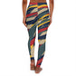 U3 Women's Paint Strip Spandex Leggings